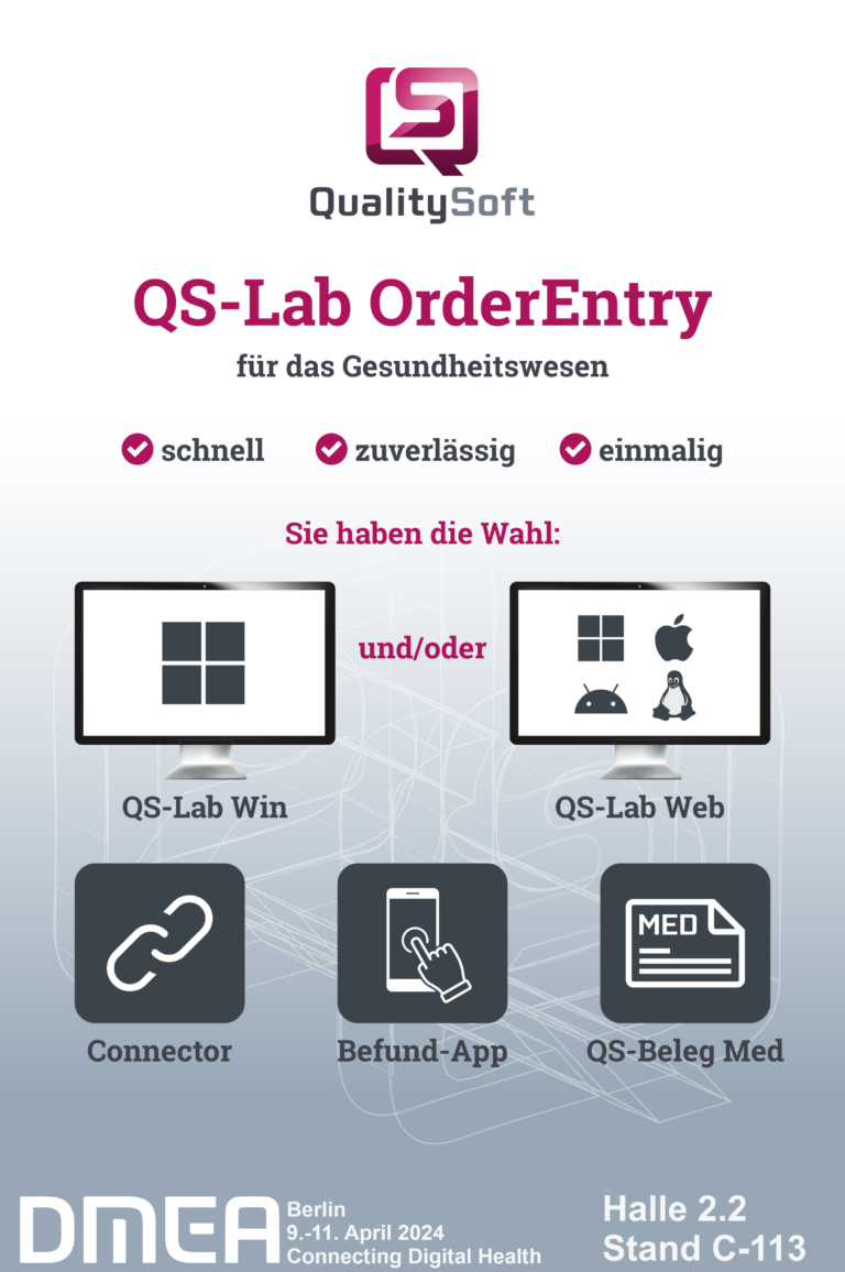 Qs Lab DMEA Messe - QS LAB OrderEntry